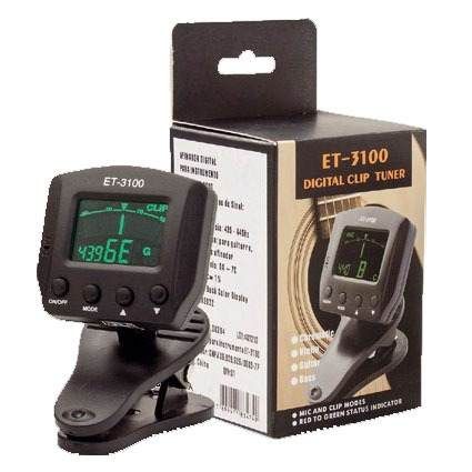 AFINADOR DIGITAL CLIP TUNER ET-3100