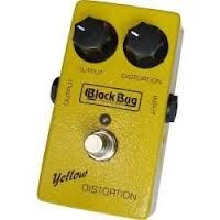 Pedal Black Bug Acoustic Distortion Yellow